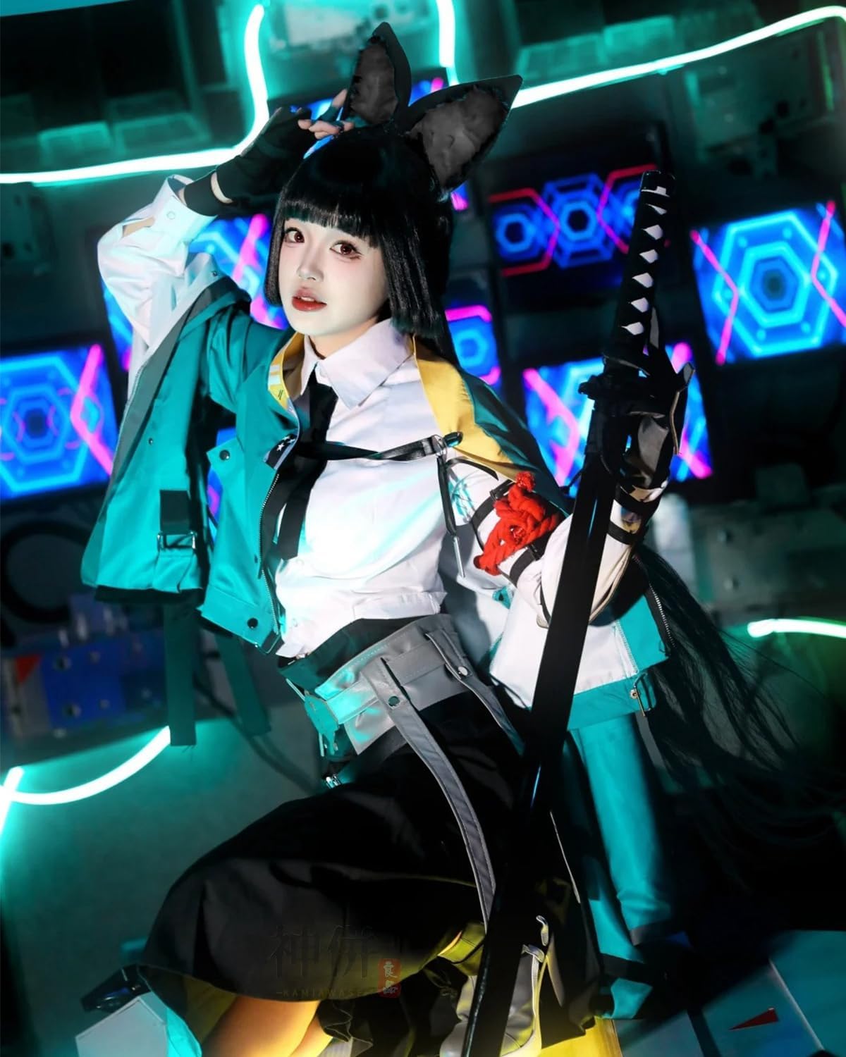 尻尾&ウィッグ付き】コスプレ衣装 ゼンゼロ エレン・ジョー ゼンゼロ